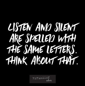 Listen and silent 